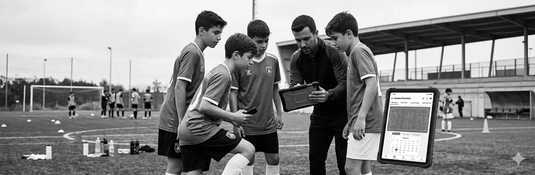 Digital tools for amateur team management