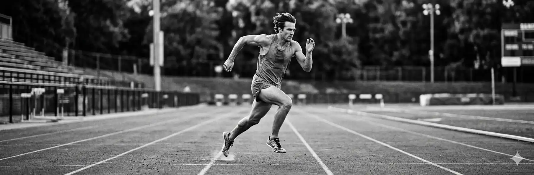 Athlete recovering with mineral supplementation after intense training
